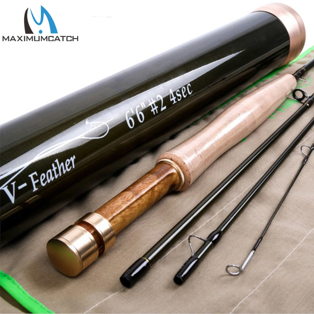 SF Kit de démarrage pour canne à pêche à la mouche – 4 pièces 3WT 2,3 m vert émeraude 24T en fibre de carbone avec moulinet, étui, boîte avec mouches, bas de