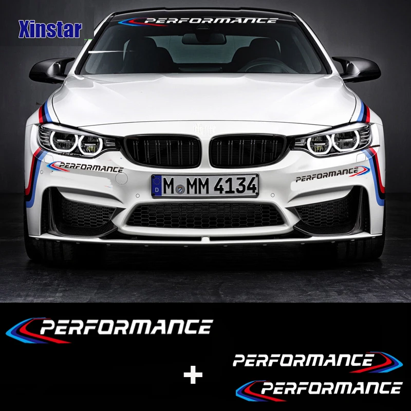 Новый стикер на лобовое стекло автомобиля KK M Performance для BMW E30 E36 E60 E46 E90 E71 E87 F30 F10 F20 X1