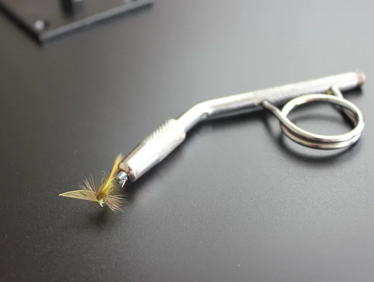 

Maiwei Mini Fly Hook Tied to Portable Desktop Hook Clamp FLY Tying Vise