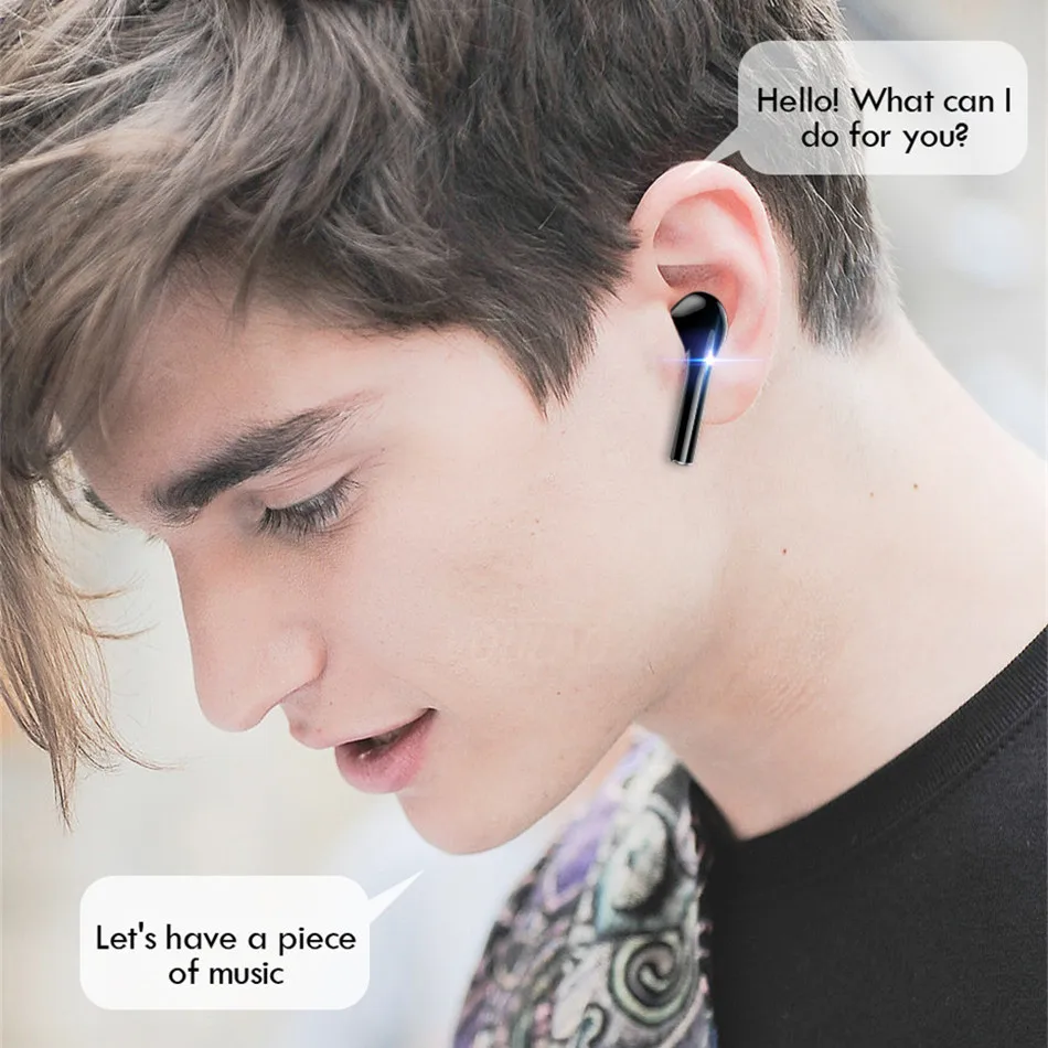 Горячие Bluetooth наушники беспроводные Bluetooth 5,0 гарнитура водонепроницаемые Handfree интеллектуальные зарядки Бин Беспроводные наушники