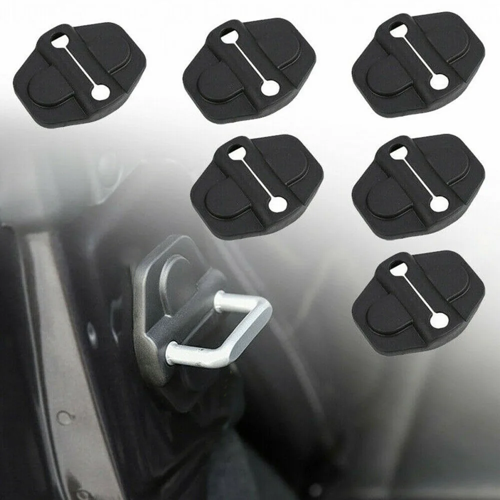 ABS Car Door Lock Protector Cover 6pcs For Jeep Wrangler JL Gladiator JT-Door Lock Cover Tools Auto Accessories