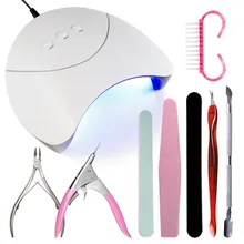 MIZHSE Комплект гель-лаков для ногтей 6 Вт 36 Вт Сушилка для ногтей с Набор ногтей для маникюра лампа для ногтей, маникюр, машинка для маникюра, uv гель Лаки все для маникюра