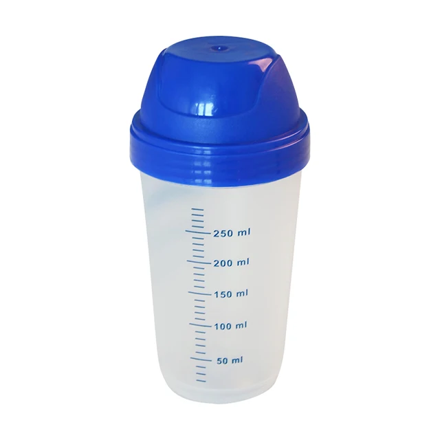 Creative Milkshake Protein Powder Mixing Bottle Transparent Shaker Bottle Practical Water Bottle Shake Cup About 300ml Drinkware 4