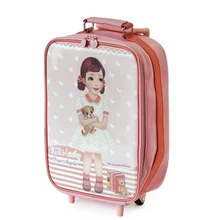 Cartoon Kids Suitcase for Boys Girls Wheeled Suitcase Child Luggage Travel Trolley Suitcase Children Rolling Luggage Suitcase