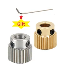 Pièces pour extrudeuse 3D MK8 MK7, MEGA 12 pièces, engrenage de tête d'extrusion, roues d'alimentation, poulie à 26 dents, alésage 5mm 11x11mm, pièces d'imprimante 3D