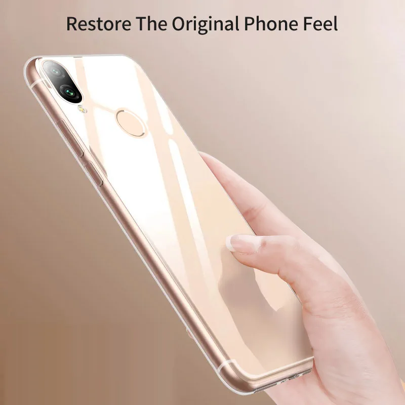 YBD Прозрачный чехол для RedMi Note 8 7 Pro 6 5 6A 5A 7A CC9 GO K20PRO для Xiaomi Mi 8 9 se pro Мягкий ТПУ силиконовый чехол