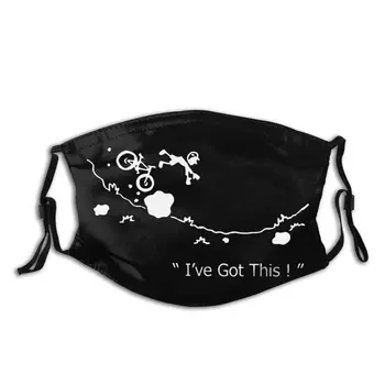 

Cycling Crash Mountain Bike MTB Reusable Mouth Face Mask with Filter Anti Haze Dustproof Mask Respirator Mouth Muffle