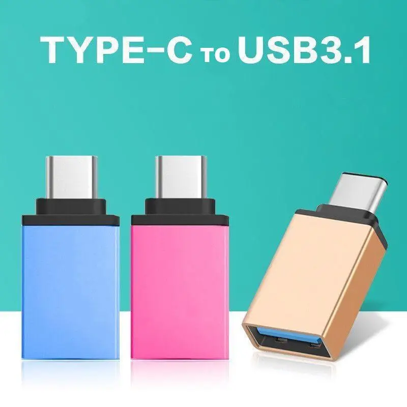 USB 3.0 Type-C OTG адаптер для кабеля Type C USB-C переходник Xiaomi Mi5 Mi6 Huawei Samsung мыши клавиатуры
