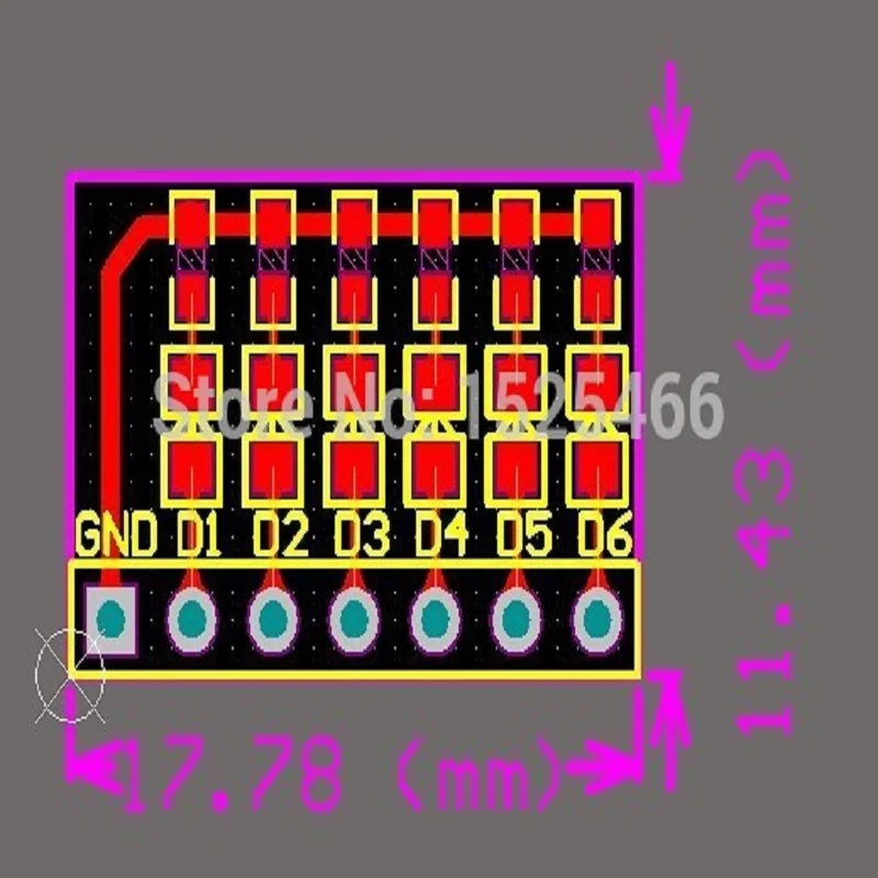 Светодиодный макетный модуль Zigbee CC2530 NRF24LE1 STM8 Xilinx Altera Lattice Actel FPGA CPLD 2 шт. 3 12 В