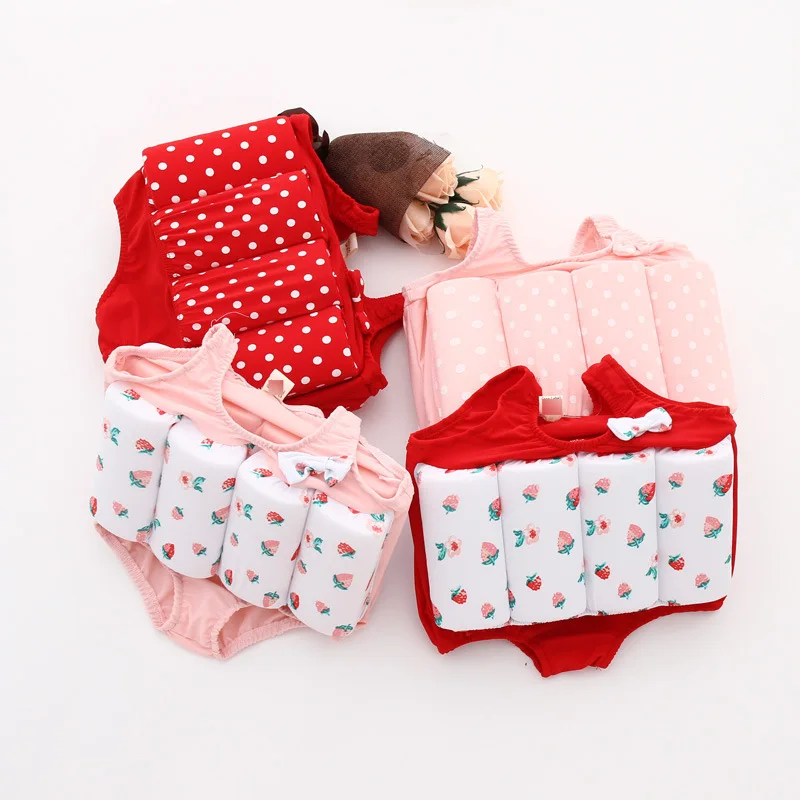 

CHILDREN'S Buoyancy Swimsuit GIRL'S One-piece Girls Swimming Back Baby Infant BOY'S Tour Bathing Suit Life Jacket Waistcoat
