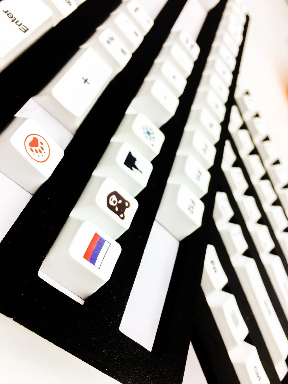 PBT сублимационные японские колпачки для ключей с подсветкой 108 клавиш Cherry Mx переключатели для механической клавиатуры