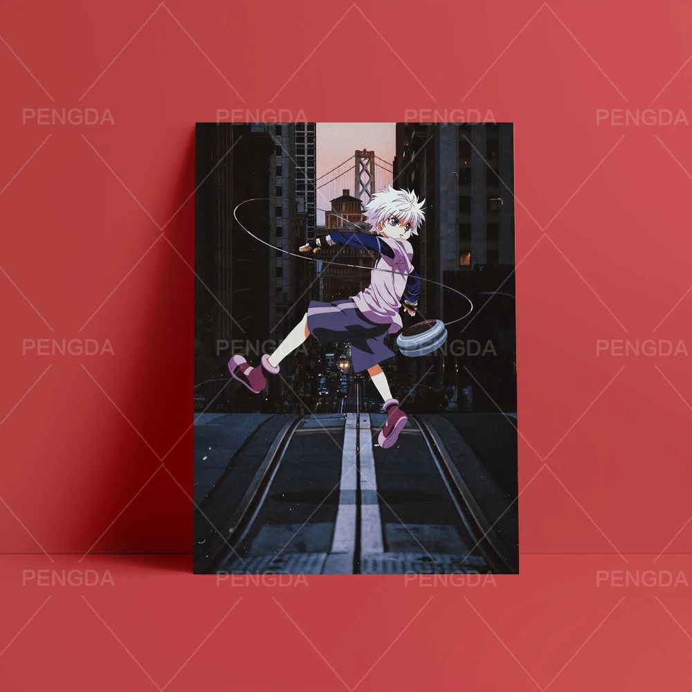 Домашний декор HUNTERxHUNTER картина напечатанная на холсте аниме ролевой плакат