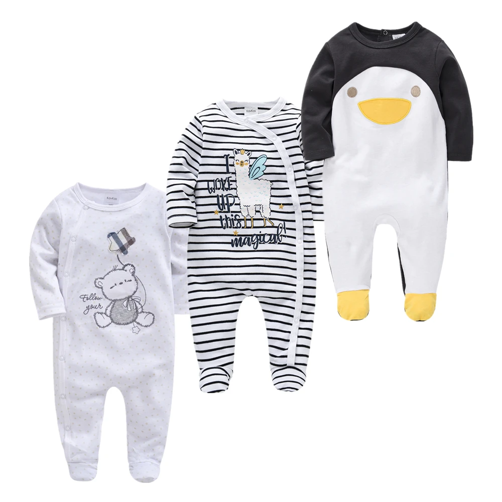 Summer Autumn Roupas bebe de Baby Girl Boy Pijamas fille Cotton Breathable Soft ropa Newborn Sleepers Pjiamas |