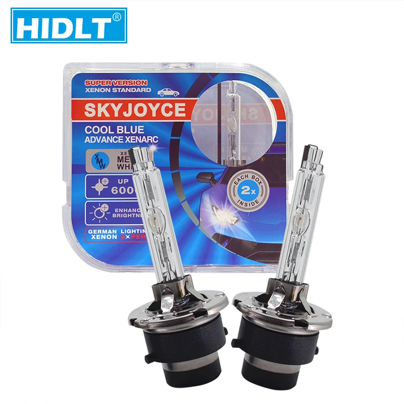 HIDLT 2PCS 35W HID Bulbs Xenon D2S Car Replacement Headlight 12V Auto Headlamp 55W D4S 6000K 5000K 4300K 8000K HID Globe Lights (4)