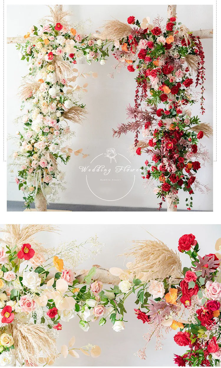 Свадебная АРКА на заказ, украшение в виде цветов, стол для цветочных шаров, Цветочные Вечерние Декорации для сцены на открытом воздухе