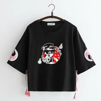

Anime Toilet-bound Hanako-kunTassels T Shirt Cotton Costume Casual Cute