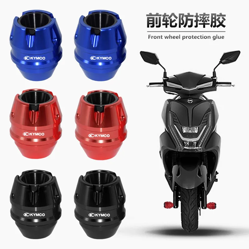 

Motorcycle Accessorie Front Fork Wheel Fall Protection Frame Slider Anti Crash Protector for KYMCO LIKE 150 180 200 agility 125