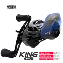 Kingdom приманка Рыболовная катушка для пресной и соленой воды Рыболовная катушка Передаточное отношение 8,0: 1 Максимальное сопротивление 6 кг 9+ 1BB система