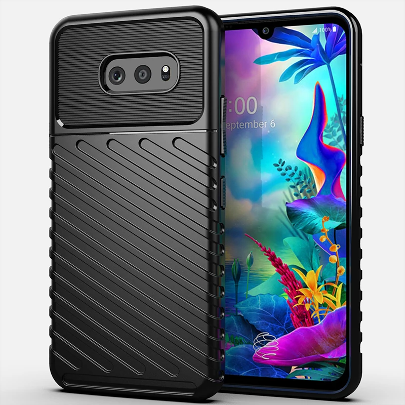 

For LG G8X K50S mobil phone bag shockproof soft silicone thunder series smart phone cover for LG V50S