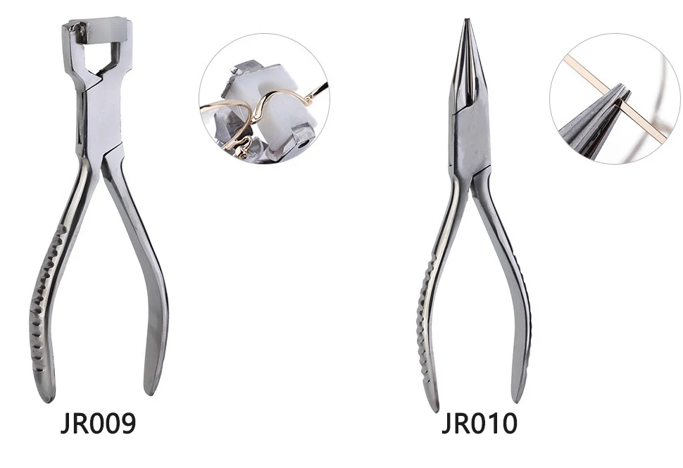 JR001-013 glasses plier set several types spectacle adjusting plier glasses pliers tool nose pad arm temple bridge adjustment