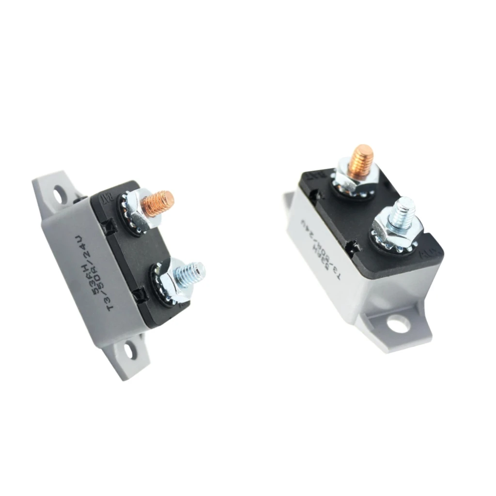 Support For Manual Fuse Reset Of Automatic Circuit Breaker For RV Maine Camper 12V-24V 50A