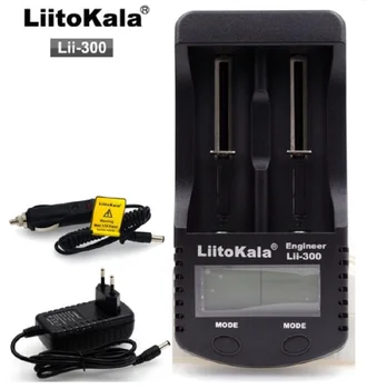 

Liitokala Lii-300 18650 3.7V 26650 21700 16340 18350 14500 AA Rechargeable Battery Charger