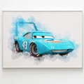 Disney Pixar Cars Lightning McQueen Is Being Added to Rocket League Home  Decor Poster Canvas - Horusteez