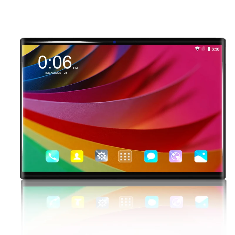 Günstige 6 + 128GB tablet pc Google Spielen 10,1 zoll android 9.0 octa core 3g 4g LTE smartphone android 9 GPS WIFI 1280 800 IPS Tabletten + Geschenk