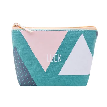 

Maison Fabre womens wallet Canvas short wallet card holder Multi-function Bag Geometric Coin Purse Storage Bag Cute Key Case