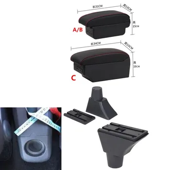 

For Seat Ibiza 6L armrest box double layer usb