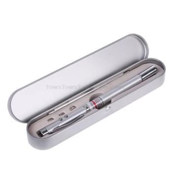 

5 in 1 Power Point Telescopic Red Laser Pointer Pen Teaching Tool Ball LED Light Au22 19 Dropship