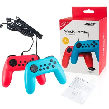 

1.8m Wired Game Controller Gamepad Gaming Comfortable Feel Joystick with Vibration for Nintend NS Switch Console Plug and Play