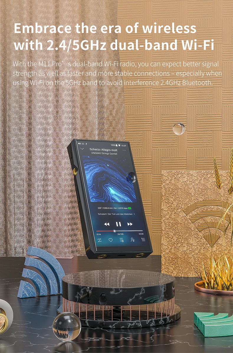 FIIO M11 PRO Samsung Exynos 7872 Android 7.0 Bluetooth Protable Music Player MP3 AK4497EQ High-performance Audiophile DAC DSD256