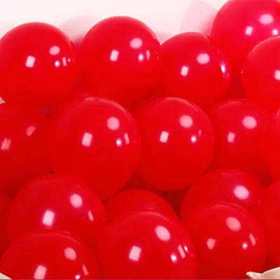 red 30 шт., 10 дюймов красно-несколько Цвет на день рождения латексный свадьбы шарики для свадебного украшения День рождения Детская игрушка шар - Color: red