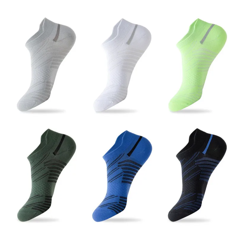 Sport Running Socks Men/Women Outdoor Athletic Cycling Cotton Thin Breathable Fitness Compression Short Low Cut Ankle Socks