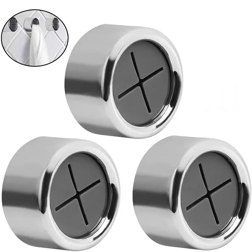 Kitchen Towel Hooks Punch-free Towel Plug Holder Premium Round Adhesive Holder Wall Mount Hook Dish Kitchen