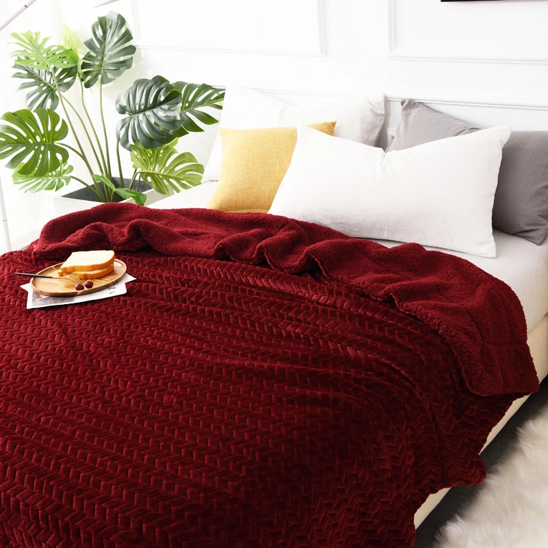 Супер мягкое фланелевое одеяло Флисовое одеяло для путешествий авиационный диван офисные одеяла одноцветное покрывало плюшевое покрывало для кровати