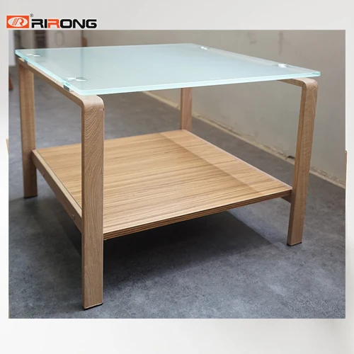 square coffee table Высокая плотность Мода серый офисный диван закаленное журнальный столик набор - Цвет: square coffee table