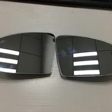 For VW Golf 7 7.5 GTI R Lane Change Assist System Rearview Mirror Glass Lens