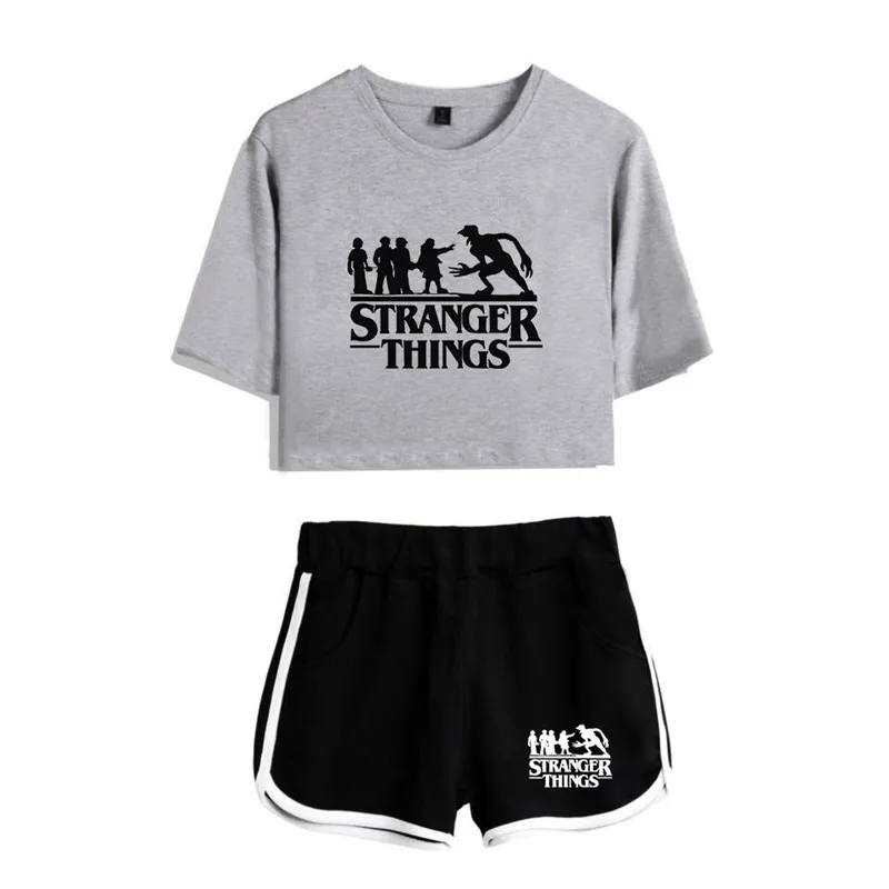 COSREA Stranger Things Costume T Shirt Shorts Two Piece Suit Girls Women 3d Print Tees Eleven Sports Sets -Zentai shop online H1d382c22b4684086bd9218400cc06bf0p.jpg