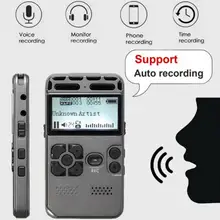 V35 диктофон перезаряжаемый LCD Цифровой Аудио Звук Диктофон MP3 плеер Диктофон Аудио Диктофон