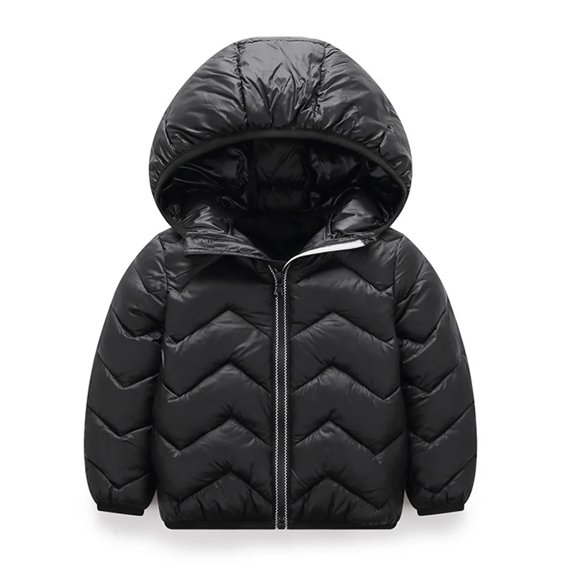 Теплая детская куртка с меховым воротником; сезон осень-зима модная куртка для маленьких мальчиков теплая верхняя одежда для детей пальто для девочек Одежда для мальчиков и девочек