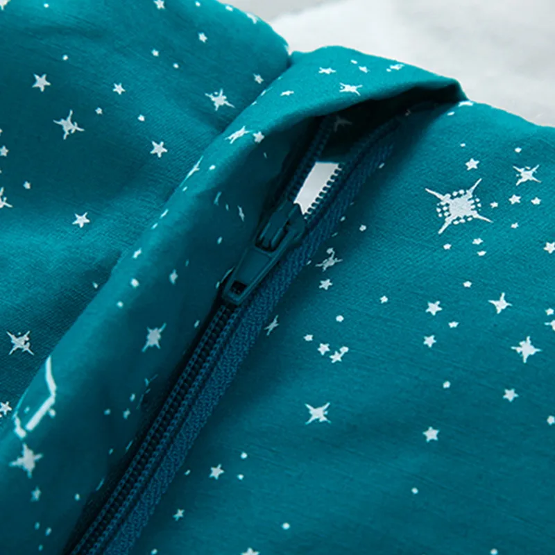 Пеленка на молнии с рисунком морской звезды для новорожденных; мягкий хлопковый спальный мешок; дышащие зимние теплые спальные мешки для младенцев