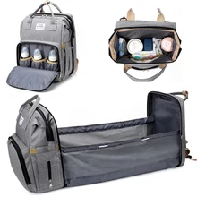 Sac à dos à couches pour bébé avec couffin, sac à dos avec couffin pour voyage, étanche, sangles de poussette