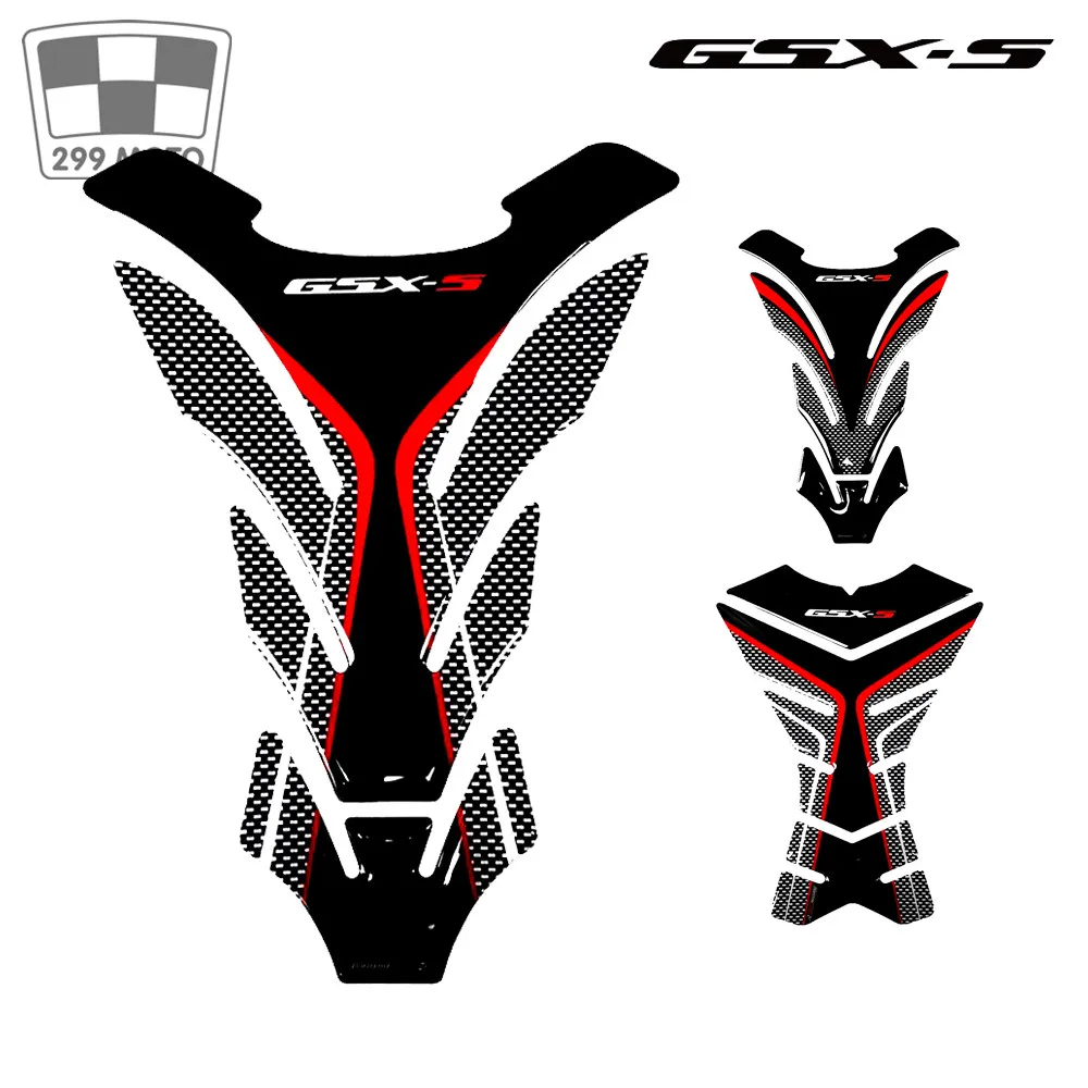 

3D Carbon Motorcycle Reservoir Pad Protector Decal Stickers forSuzuki GSX-S1000 GSX-S 1000 1000F Tankpad
