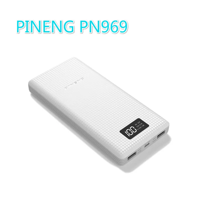 Внешний аккумулятор PINENG PN 969 на 20000 мА · ч с двумя USB портами|Внешние аккумуляторы| |