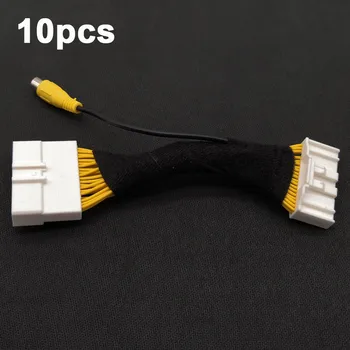 

10pcs 40Pin Original Video Input Switch Reverse Camera RCA Adapter Cable For Infiniti Q50 Q50L QX30 QX50 2013-2017 2018 2019