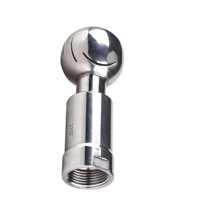 BSP1/2"-2" Inch SS304 Stainless Rotary Spray Ball Sanitary Female Thread CIP Tank Cleaning Head 360 Degree Coverage Wash Fitting pipe fitting,hose pipe fitting,water pipe fitting,spraying nozzle