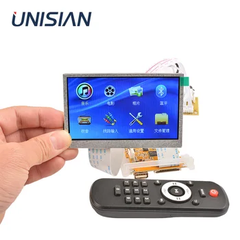 

UNISIAN 4.3 Inch LCD Decoder Board Bluetooth Video Decoders MP3 MP4 MP5 Multimedia Player DTS FM Usb-DIsk SD Card For Home / Car