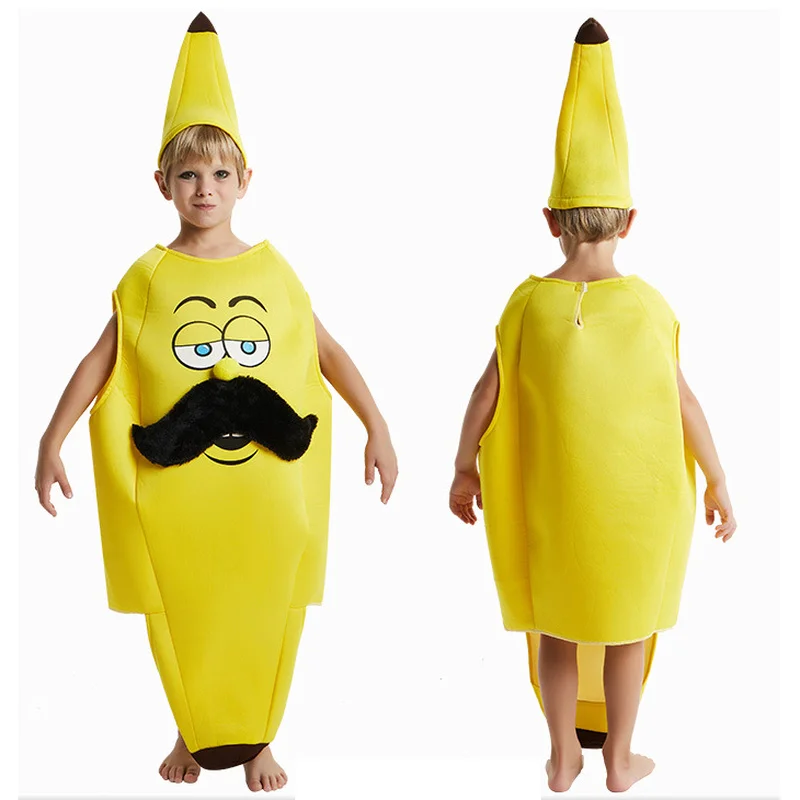 Funny Banana Suit Yellow Halloween Costume for Boy or Girl - Light Fruit Party Festival Costume Dance Fancy Dress image 3